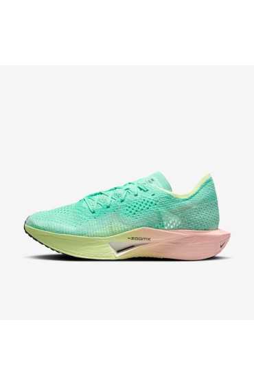 کتونی رانینگ مدل Nike Vaporfly 3 رنگ فوم نعنایی / رنگ غروب / به سختی ولت / بادبان زنانه نایک