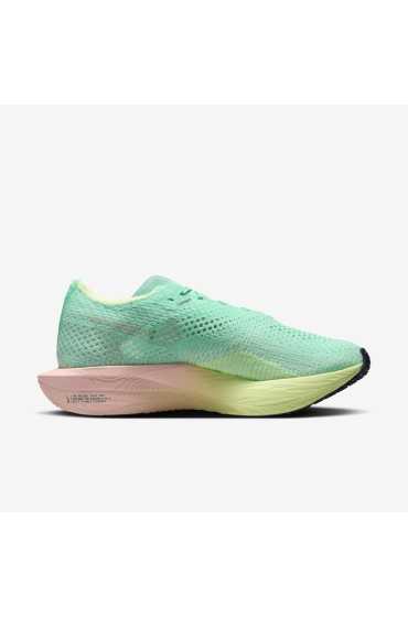 کتونی رانینگ مدل Nike Vaporfly 3 رنگ فوم نعنایی / رنگ غروب / به سختی ولت / بادبان زنانه نایک