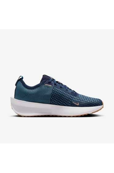 کتونی رانینگ مدل Nike Interact Run رنگ کالج سرمه ای/سرولین/سفید/برنز قرمز متالیک زنانه نایک