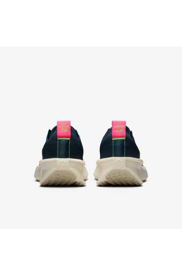 کتونی رانینگ مدل Nike Interact Run رنگ سرمه ای Armory/Hyper Pink/Pale Ivory/Green Strike زنانه نایک