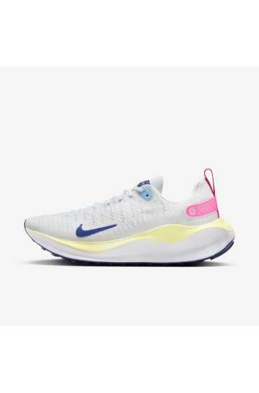 کتونی رانینگ مدل Nike Infinityrn 4 رنگ گرد و غبار فوتون/سفید/زحل طلا/آبی عمیق آبی زنانه نایک