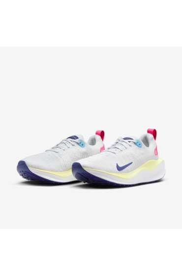 کتونی رانینگ مدل Nike Infinityrn 4 رنگ گرد و غبار فوتون/سفید/زحل طلا/آبی عمیق آبی زنانه نایک