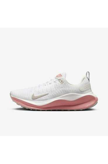 کتونی رانینگ مدل Nike Infinityrn 4 رنگ Stardust سفید/قرمز/قله سفید/سنگ آهن روشن زنانه نایک