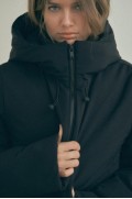 ANORAK مقاوم در برابر آب و باد زنانه مشکی زارا