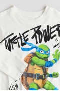 تیشرت پسرانه سفید/TMNT اچ اند ام 1235745008