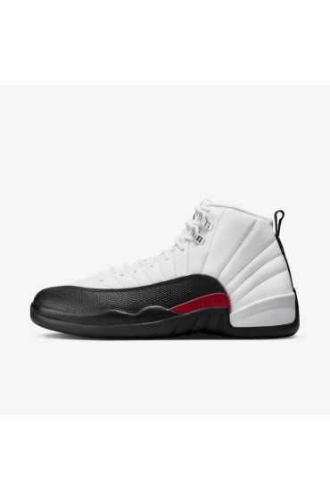 کتونی جردن مدل Air Jordan 12 Retro رنگ سفید/مشکی/قرمز بدنسازی مردانه نایک