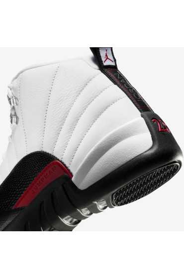 کتونی جردن مدل Air Jordan 12 Retro رنگ سفید/مشکی/قرمز بدنسازی مردانه نایک