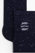 جوراب دقیق نقوش مردانه سرمه ای آبی/نیویورک اچ اند ام