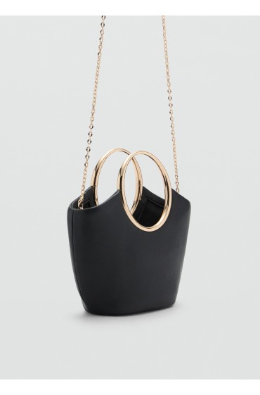 Metallic detailed bag, Mango women