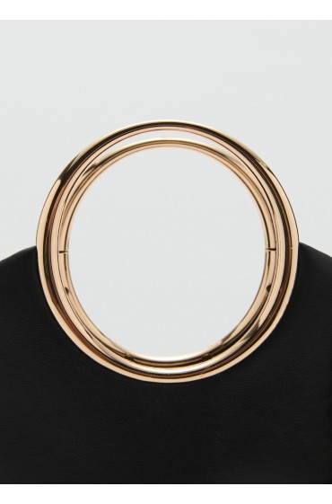 Metallic detailed bag, Mango women