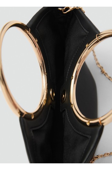Metallic detailed bag, Mango women