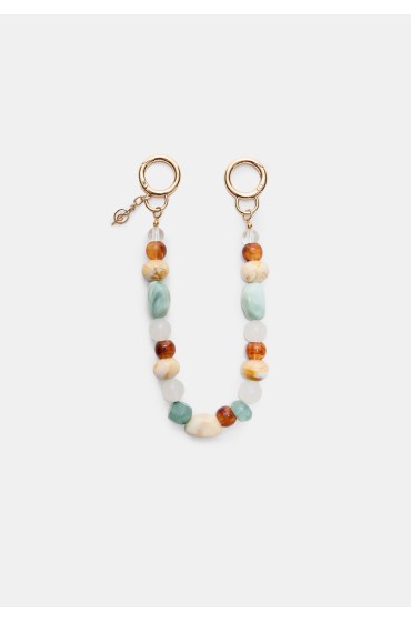 جاکلیدی مهره ای طرح دار زنانه طلایی استرادیوریوس