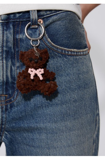 جاکلیدی خرس ماکسی زنانه قهوه ای استرادیوریوس