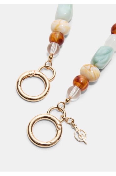 جاکلیدی مهره ای طرح دار زنانه طلایی استرادیوریوس