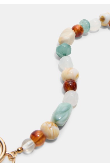 جاکلیدی مهره ای طرح دار زنانه طلایی استرادیوریوس