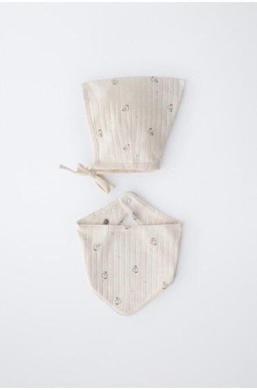 لباس شب خواب نوزاد بژ روشن زارا  4174/581/052