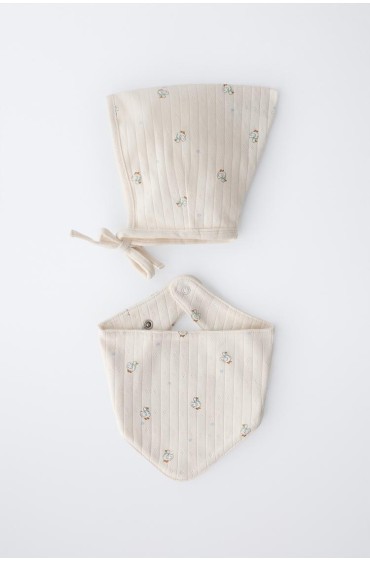 لباس شب خواب نوزاد بژ روشن زارا  4174/581/052