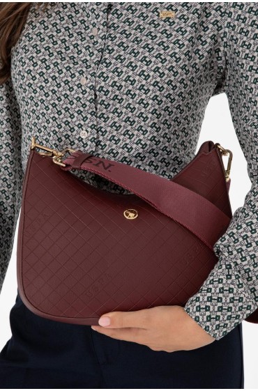 کیف دوشی قهوه ای مجلسی زنانه یو اس پولو اسن