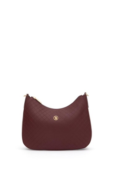 کیف دوشی قهوه ای مجلسی زنانه یو اس پولو اسن