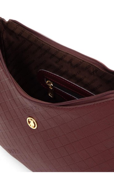 کیف دوشی قهوه ای مجلسی زنانه یو اس پولو اسن