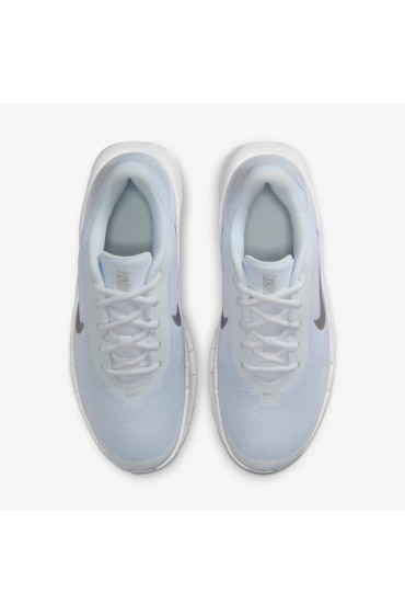 کتونی مخصوص باشگاه مدل نایک فلکس ترین رنگ سفید/فوتون غبار/نقره ای متالیک زنانه نایک