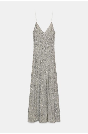 sachin and babi light blue dress Zara grey knit mini dress, Worn once, In excellent main image 1