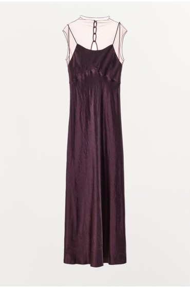 burgundy dress zara Zara Dress in Burgundy – Krush Clothing Boutique main image 0