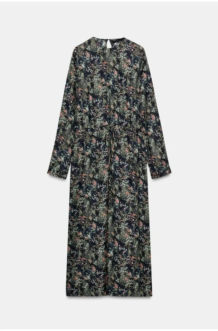 ZW COLLECTION FLORAL PRINT DRESS, Zara women