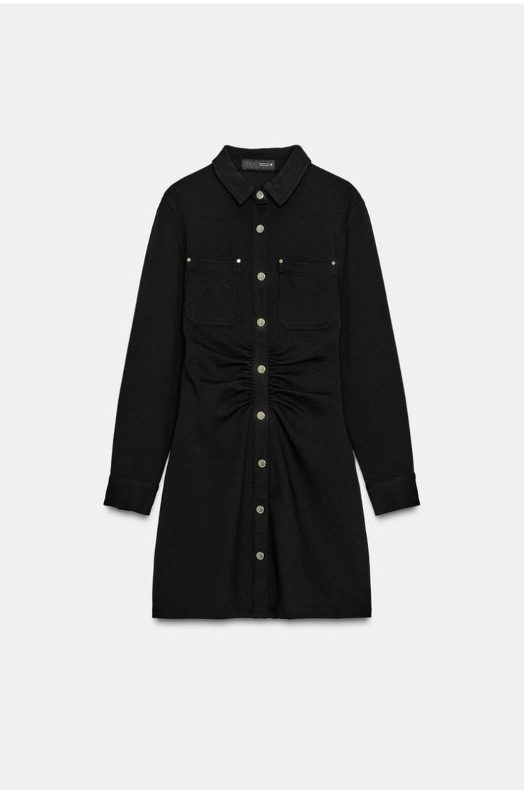 FITTED CREPE DRESS, Zara women