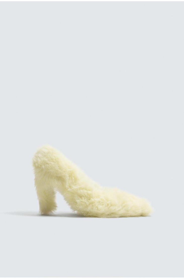 FAUX FUR SHOES HARRY LAMBERT FOR ZARA x DISNEY, Zara women
