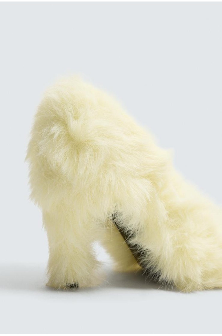 FAUX FUR SHOES HARRY LAMBERT FOR ZARA x DISNEY, Zara women