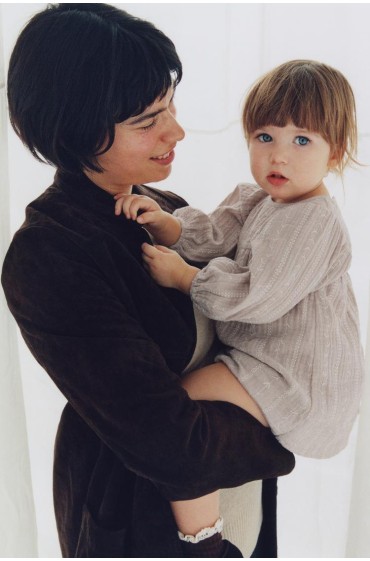 لباس شب مجلسی نوزاد شتری زارا 4786/503/707