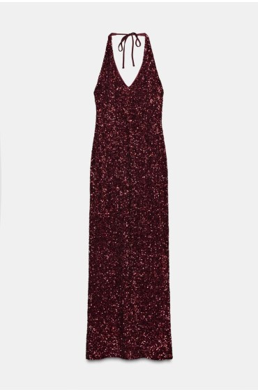 V-NECK SEQUIN DRESS, Zara women
