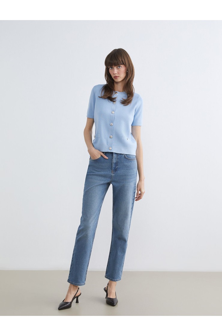 Indigo Mom Fit Women's Jeans, LCW women