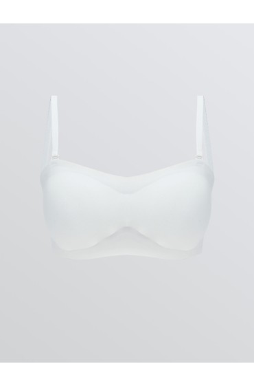 White Non-wired Non-Padded Strapless Bra, LCW women