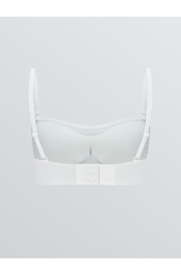 White Non-wired Non-Padded Strapless Bra, LCW women