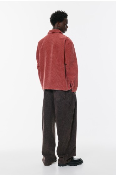 پیراهن کبریتی مردانه مایل به قرمز پل اند بیر