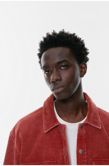 پیراهن کبریتی مردانه مایل به قرمز پل اند بیر