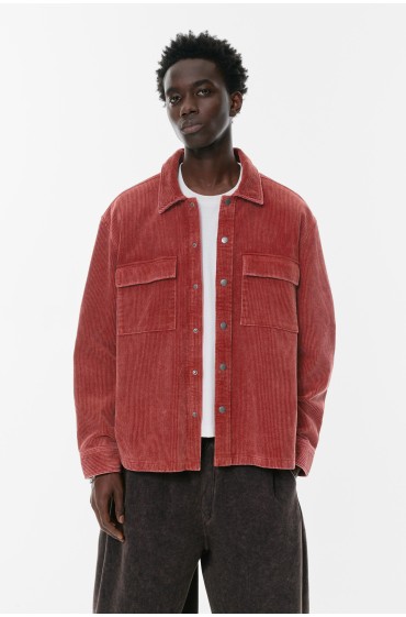 پیراهن کبریتی مردانه مایل به قرمز پل اند بیر