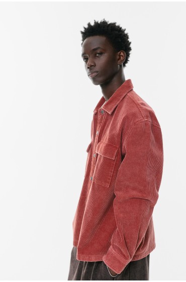 پیراهن کبریتی مردانه مایل به قرمز پل اند بیر