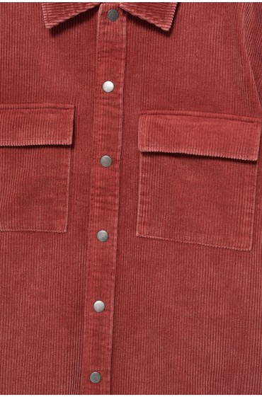 پیراهن کبریتی مردانه مایل به قرمز پل اند بیر